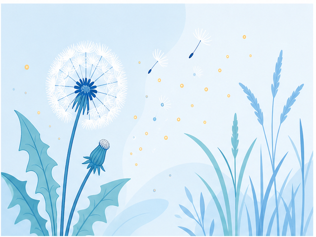 Illustration zu Pollen und Allergie